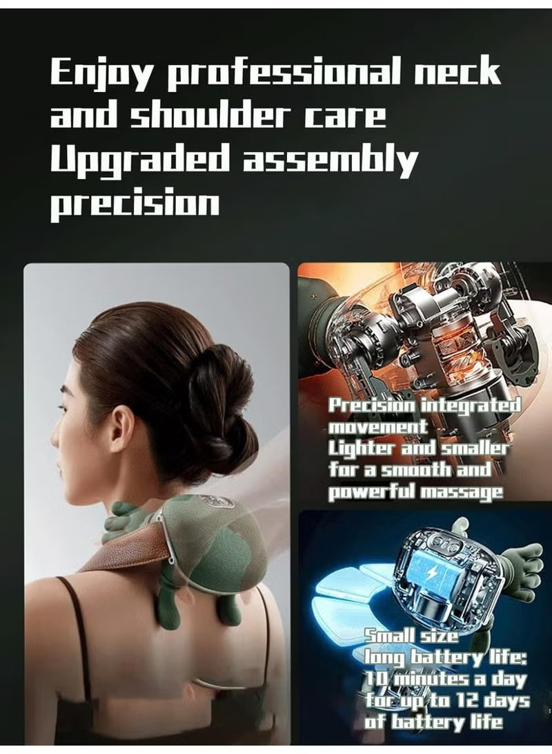Neck & Shoulder Massager with Heat ā Portable Deep Tissue Pain Relief